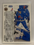 #517 Dave Karpa Quebec Nordiques 1992-93 Upper Deck Hockey Card