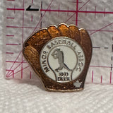 Minor Baseball Association Red Deer Glove  Lapel Pin