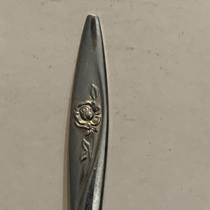 Designed Rose Teaspoon Collectable Souvenir Spoon BZ