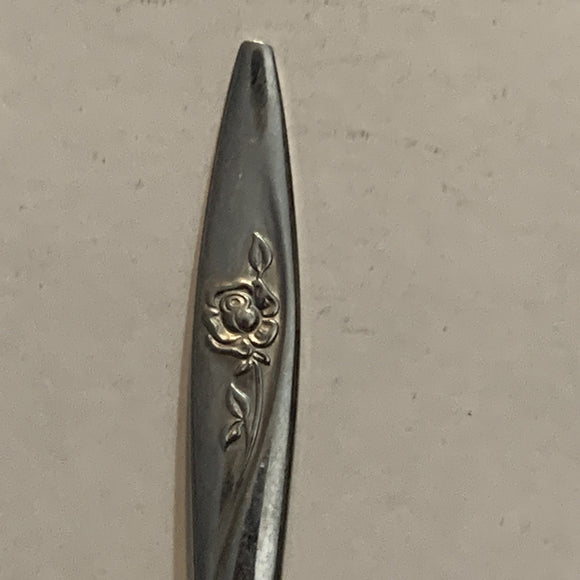 Designed Rose Teaspoon Collectable Souvenir Spoon BZ