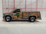 Orange Ford Dump Utility Truck 1999 Matchbox Diecast Car