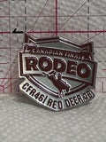 Canadian Finals Rodeo CFR 46 Red Deer AB Logo  Lapel Pin