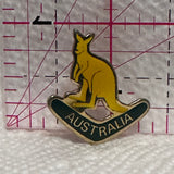 Australia Boomarang Kangaroo  Lapel Pin