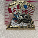 Ride for Hope MS Polaris 1989 Canada USA  Lapel Pin