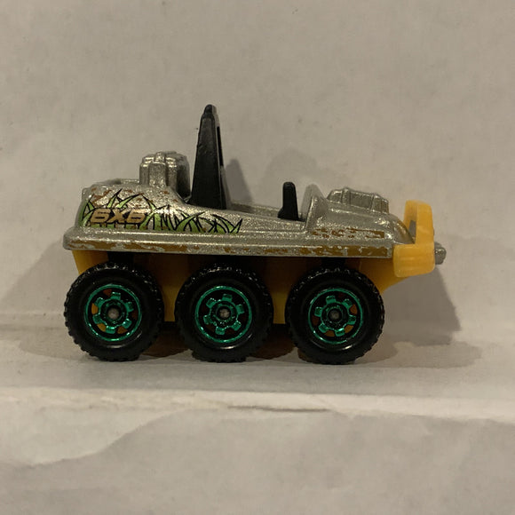 Silver ATV 6x6 ©2011 Matchbox Diecast Car BD