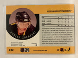 #242 Zarley Zalapski Pittsburgh Penguins 1990-91 Pro Set Hockey Card