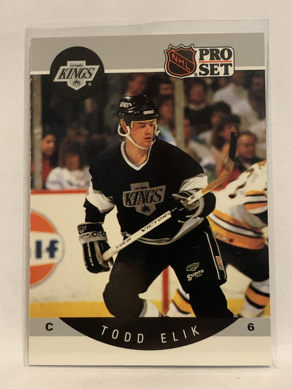 #116 Todd Elik Los Angeles Kings 1990-91 Pro Set Hockey Card