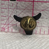 Montana Cattle Skull  Lapel Pin