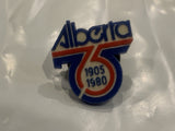 Alberta 1905 1980 75th Lapel Hat Pin