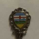 Castor Alberta Crest Emblem Collectable Souvenir Spoon EH
