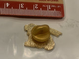 I Love Volleyball Lapel Hat Pin