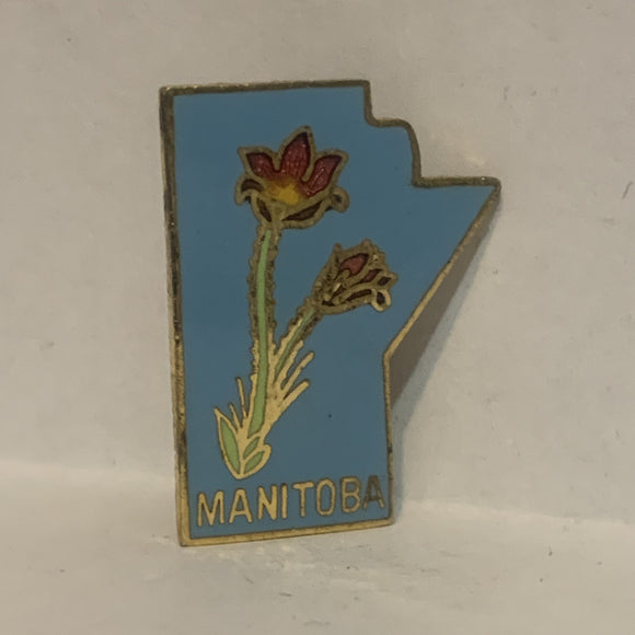 Manitoba Prairie Crocus Lapel Hat Pin
