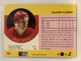 #43 Joel Otto Calgary Flames 1990-91 Pro Set Hockey Card