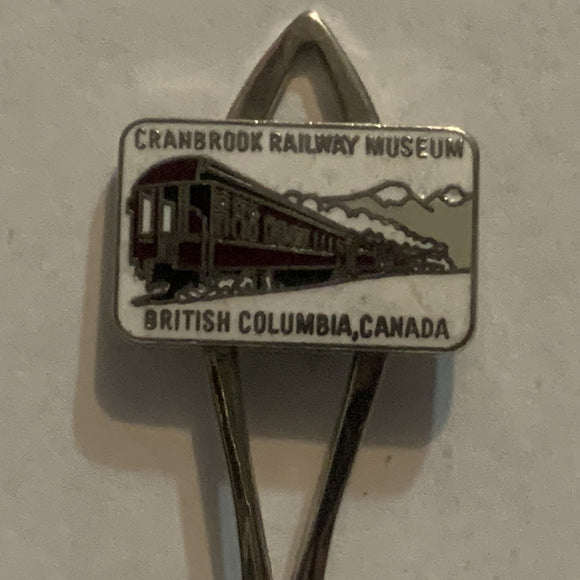 Cranbrook Railway Museum British Columbia Collectable Souvenir Spoon EH