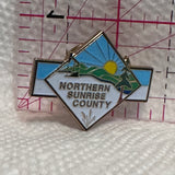 Northern Sunrise County Alberta  Lapel Pin