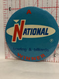 A National Bowling & Billiards Winner Button Pinback