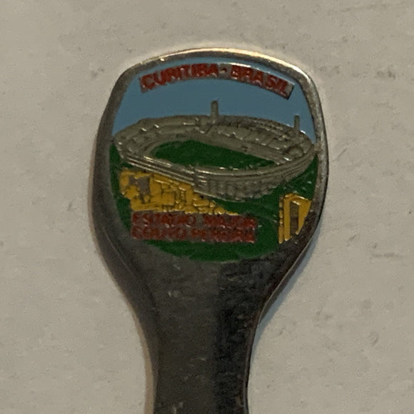 Soccer Football Stadium Brasil Collectable Souvenir Spoon CA