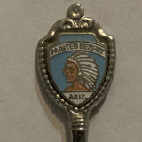 Painted Desert Arizona Native Warrior Collectable Souvenir Spoon EI