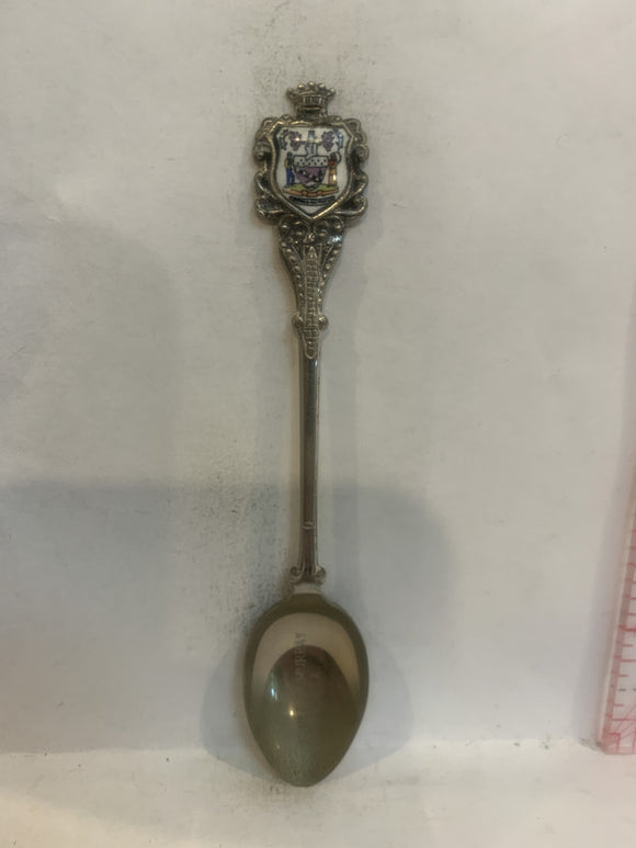 Fort McMurray Alta Coat of Arms Alberta Souvenir Spoon