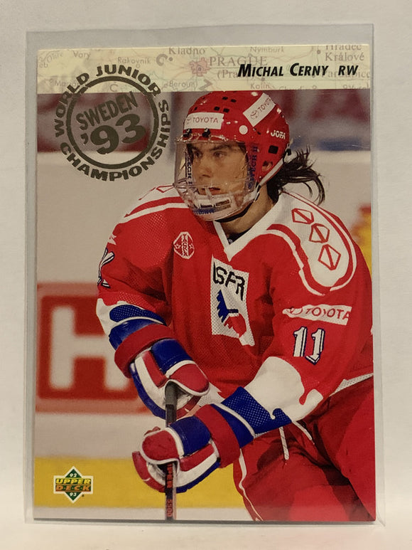 #603 Michal Cerny Czechoslovakia 1992-93 Upper Deck Hockey Card