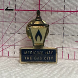 Medicine Hat The Gas City Alberta  Lapel Pin