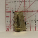 Snowman Holding a Wreath Lapel Hat Pin