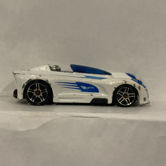 White Monoposto ©2000 Hot Wheels Diecast Car BQ