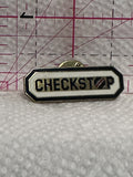 Checkstop Logo  Lapel Pin