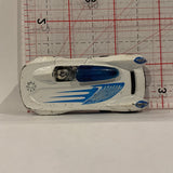 White Monoposto ©2000 Hot Wheels Diecast Car BQ