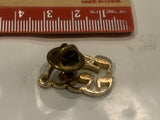 Teddy Bear Diamond Feet Lapel Hat Pin