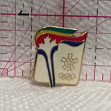 Torch Relay Calgary Winter Olympics 1988  Lapel Pin