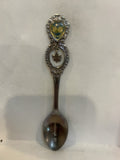 Cranbrook BC Canada Maple Leaf Dogwood Flower Souvenir Spoon