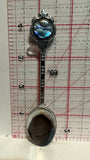 Opal Blue Souvenir Spoon