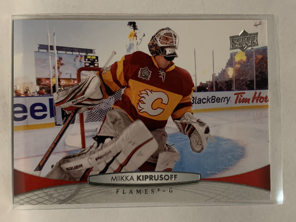 #174 Miikka Kiprusoff Calgary Flames 2011-12 Upper Deck Series One Hockey Card