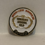 High Low Doubles Walker's Special Old Ontario Lapel Hat Pin