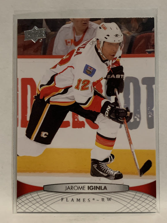 #173 Jarome Iginla Calgary Flames 2011-12 Upper Deck Series One Hockey Card