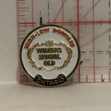 High Low Doubles Walker's Special Old Ontario Lapel Hat Pin