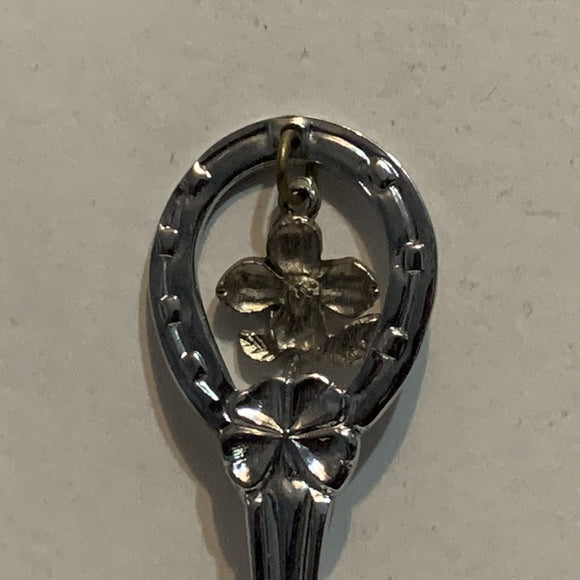 Lacombe Alta Wild Rose Flower Alberta Collectable Souvenir Spoon CA