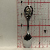 Lacombe Alta Wild Rose Flower Alberta Collectable Souvenir Spoon CA