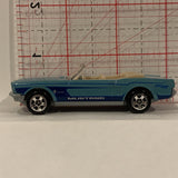 Blue 85 Mustang Convertible ©1983, 2013 Hot Wheels Diecast Car BQ