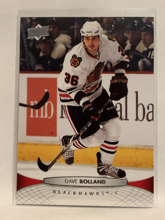#164 Dave Bolland Chicago Blackhawks 2011-12 Upper Deck Series One Hockey Card