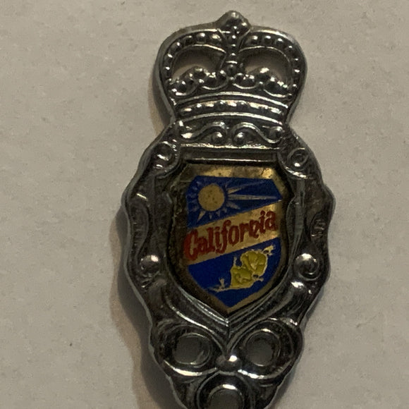 California Sun and Flowers Collectable Souvenir Spoon EI