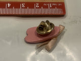 Pink Ballarena Shoes Lapel Hat Pin