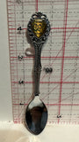 September Aster Flower Souvenir Spoon