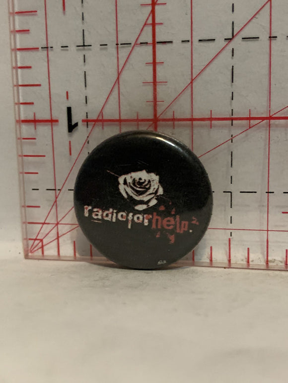 Radio for Help Button Pinback