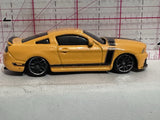 Orange Ford Mustang Boss 302 Maisto Diecast Car