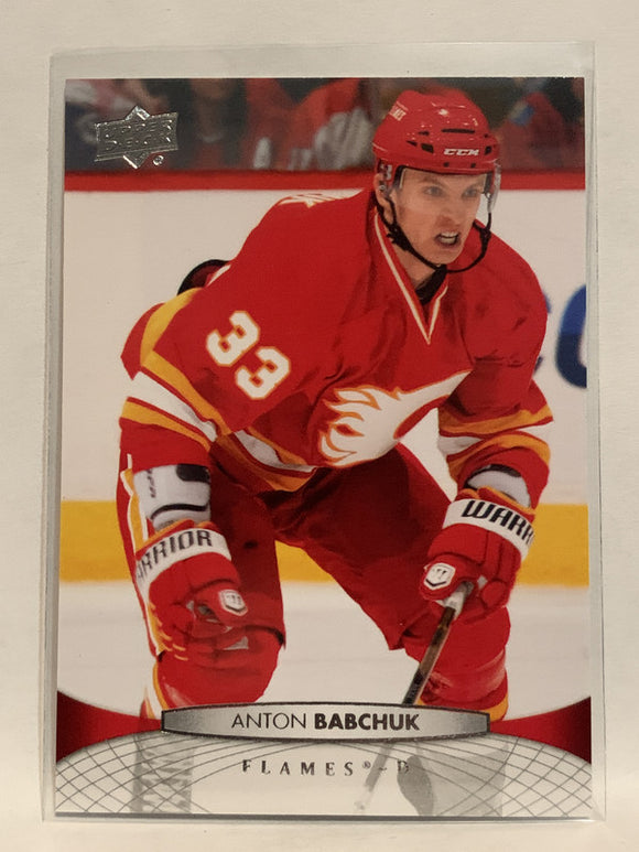 #177 Anton Babchuk Calgary Flames 2011-12 Upper Deck Series One Hockey Card