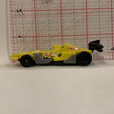 Yellow Mcdonalds Stock Racer ©2012 Hot Wheels Diecast Car BQ