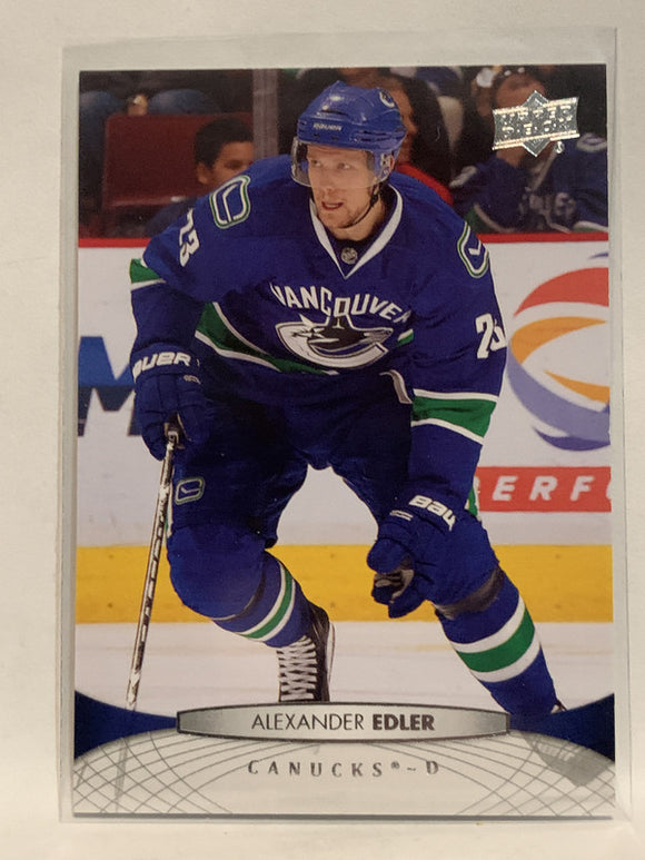 #17 Alexander Edler Vancouver Canucks 2011-12 Upper Deck Series One Hockey Card