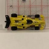 Yellow Mcdonalds Stock Racer ©2012 Hot Wheels Diecast Car BQ